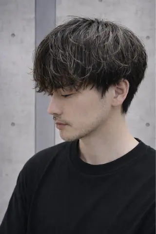 ショート パーマ メンズ 遠藤 広美のヘアスタイル