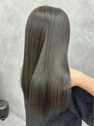 ロング カラー Ardore 韓国風カラー大阪のヘアスタイル