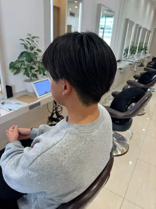 ショート メンズ パーマ/ハイトーン /吉田眞のヘアスタイル