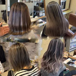 セミロング カラー Яe 土浦所属・中村 龍輝のヘアスタイル