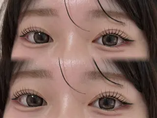 マツエク・マツパ 田中 采那のマツエク・マツパデザイン