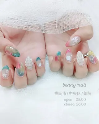 ネイル 最終受付23時半 benny nailのネイルデザイン