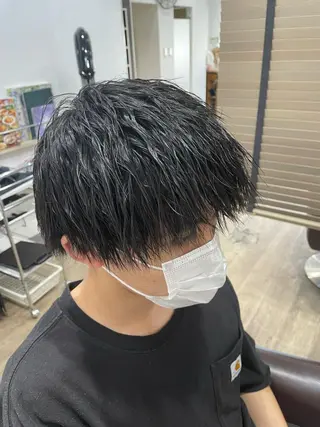 ショート パーマ メンズ ORDER MADE  hair salon maison4u所属・佐々木 浩之のヘアスタイル