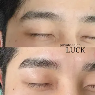 メンズ アイブロウ salon LUCKのマツエク・マツパデザイン