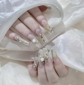 ネイル By moonネイル 🌷ワンホン/韓国風のネイルデザイン