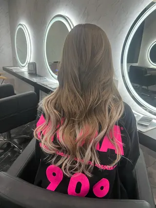 ロング 山北 優姫のヘアスタイル