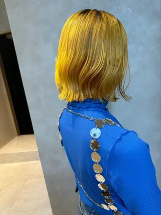 ミディアム カラー ubu share salon所属・鈴村緋女／ヘアセット ／耳ツボジュエリーのその他イメージ