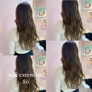 ロング カラー パーマ ヘアアレンジ メンズ キッズ ネイル マツエク・マツパ RIYA❤︎ Aujuaソムリエのヘアスタイル