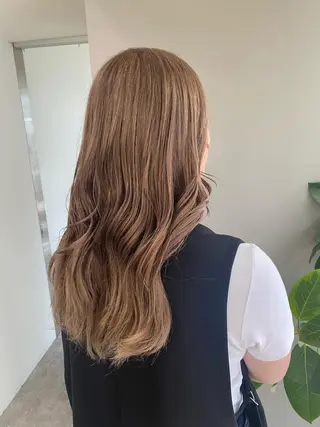 セミロング カラー ヘアアレンジ ボブ /ニュアンス/ satomi🧸💖のヘアスタイル