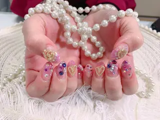 ネイル ネイルサロンAiri 長さ出し·シンプルのネイルデザイン