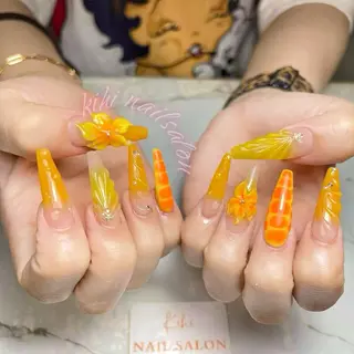 ネイル 💕鈴木ユリ パラジェル/オフ無料のネイルデザイン