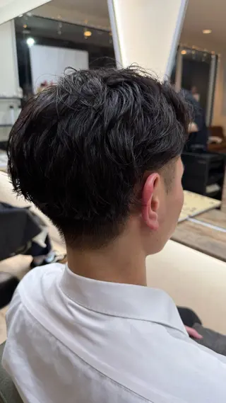 ショート メンズ CHROM所属・ハイトーン募集中 💜✝️荒川優輝のヘアスタイル