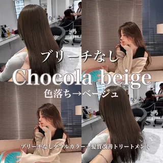 ロング カラー 透け上品ハイトーン 職人ゆうと🤍のヘアスタイル