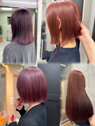 ショート カラー 艶髪／レイヤー／ 透明感🎀／MARIのヘアスタイル
