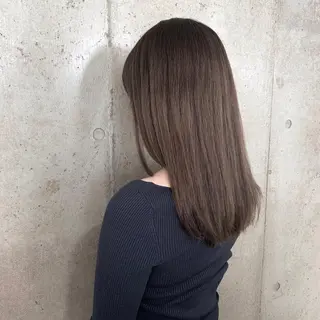 ロング カラー 二宮 早智子のヘアスタイル