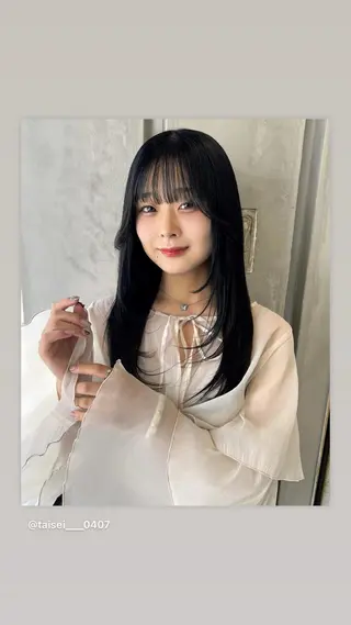 ミディアム カラー 💎透明感カラー特化 💎TAISEIのヘアスタイル