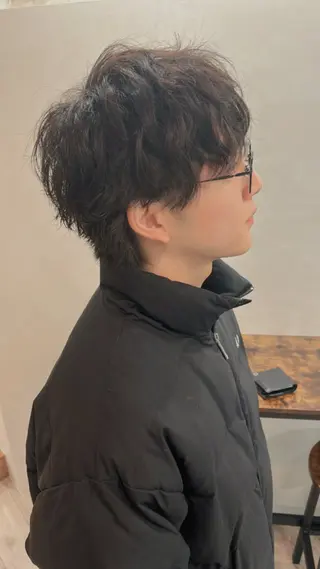 パーマ メンズ ＆g share salon_アンジーシェアサロン仙台所属・【メンズ特化・ パーマ】リュウのヘアスタイル