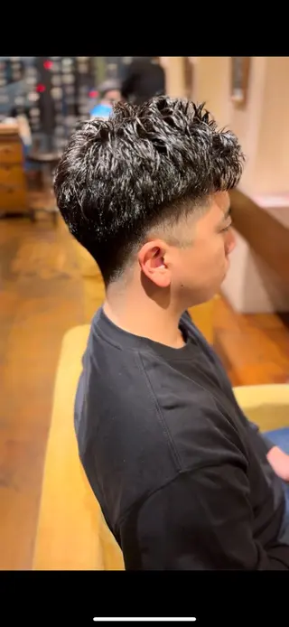 ロング パーマ suka  hair所属・タイチ メンズ専門のヘアスタイル