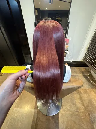 ロング カラー 飯村 麻莉奈のヘアスタイル