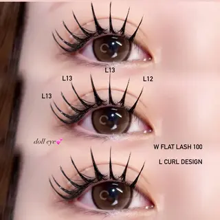 マツエク・マツパ LILY立川🎀 RINKAのマツエク・マツパデザイン