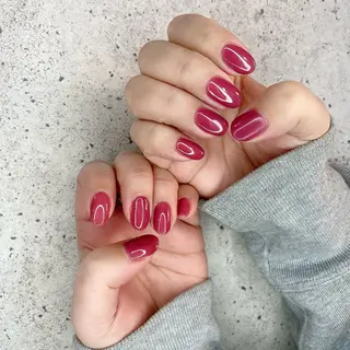 ミディアム カラー パーマ ヘアアレンジ メンズ キッズ ネイル マツエク・マツパ Salon Ｋのネイルデザイン