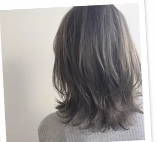 セミロング レイヤー／似合わせ TAKUYAのヘアスタイル