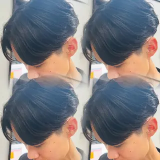 ミディアム メンズ 焼津メンズパーマ特化 大石雄生のヘアスタイル