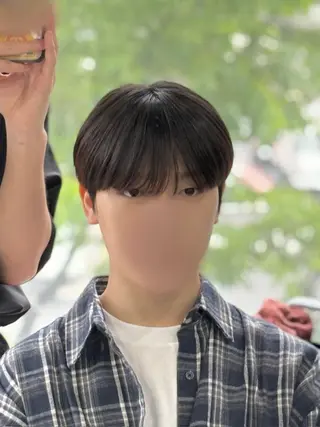 ショート パーマ メンズ 韓国メンズヘア/ ダウンパーマ/歩夢のヘアスタイル