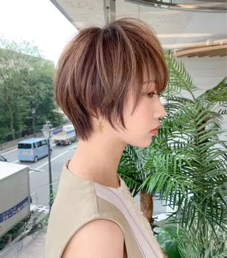 ショート オーロ西大寺所属・松永 夏のヘアスタイル