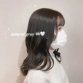 セミロング 𝙢𝙞𝙮𝙪🎀 girly hairのヘアスタイル