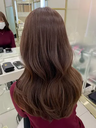 ロング カラー COA GINZA 空也/前髪/顔まわりのヘアスタイル