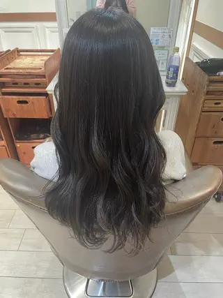 ロング カラー 加藤 未夢のヘアスタイル