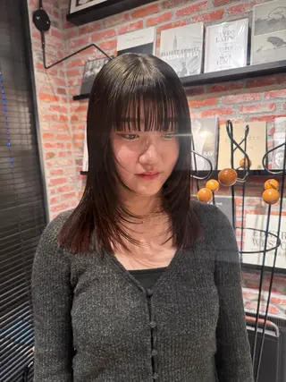 セミロング miyu カットモデル募集中のヘアスタイル