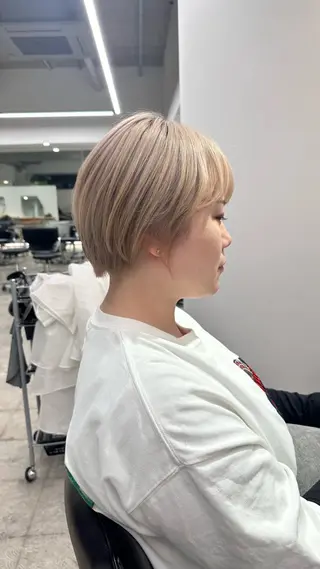 ショート あいこ/ハンサム ショート/銀座🌷のヘアスタイル