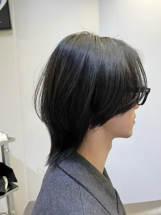ミディアム カラー コバヤシ タイジュのヘアスタイル