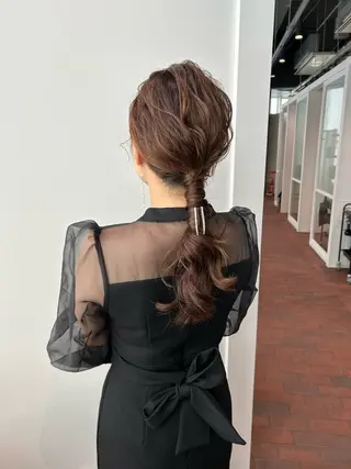 ロング ヘアアレンジ CURIO/南船場 /RIN💈🍎のヘアスタイル