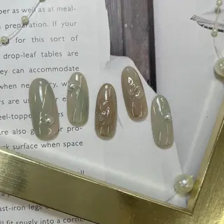 ネイル ⭐︎休業中の練習⭐︎ JNA認定講師髙橋のネイルデザイン