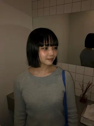 ショート runa/パーマ /ブリーチモデルのヘアスタイル