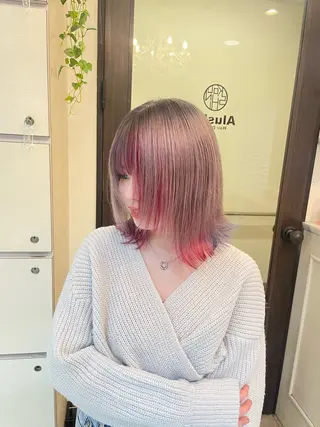 ミディアム カラー メンズ 暖色/艶髪/ 透明感カラー/なおとのヘアスタイル