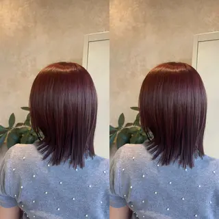 ミディアム カラー viin〈ビン〉所属・ANNA🎀 杏菜のヘアスタイル