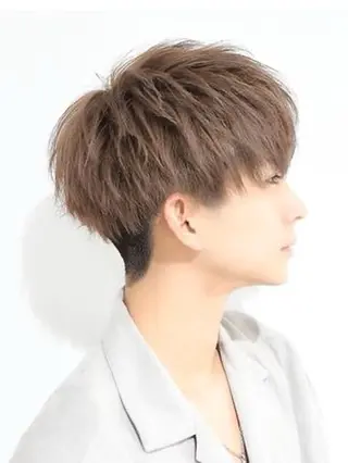 ミディアム カラー メンズ KEEN creative hair所属・きょーすけ 💈barberのヘアスタイル