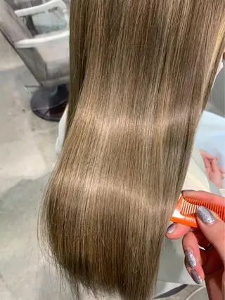 ロング カラー mihoko/ ニュアンスパーマのヘアスタイル