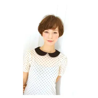 ショート カラー パーマ Ｑue所属・stylist takahashiのヘアスタイル