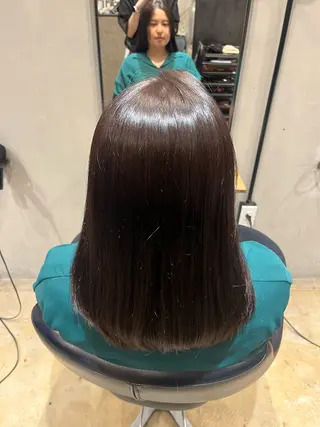 ミディアム カラー ヘアアレンジ みわ/博多 ブリーチ/メンズヘアのヘアスタイル