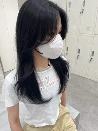 セミロング カラー GO TODAY SHAiRE SALON 町田店所属・🫧大森 知夏🫧のヘアスタイル