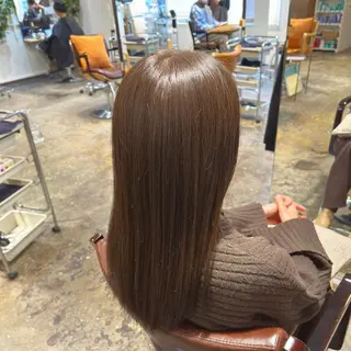 セミロング カラー ヘアアレンジ 🇰🇷韓国ｽﾀｲﾙ ﾚｲﾔｰ/ayanaのヘアスタイル