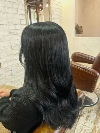 セミロング カラー YUU Belle 新宿のヘアスタイル