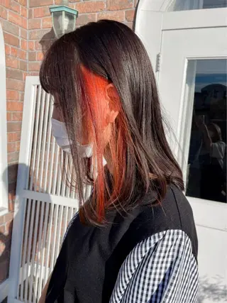 セミロング カラー YUIMARL なつきのヘアスタイル