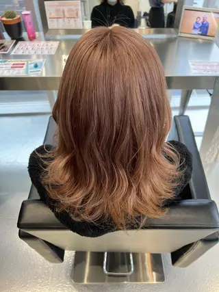 セミロング CARAT堺東 Aujua認定サロンのヘアスタイル