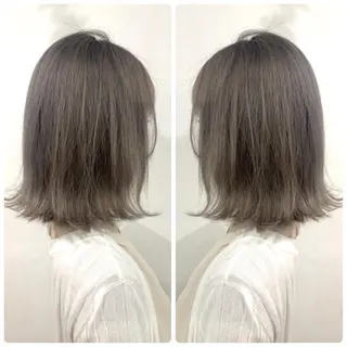 カラー 京都大人女性ショート 徒歩1分/秋山のヘアスタイル